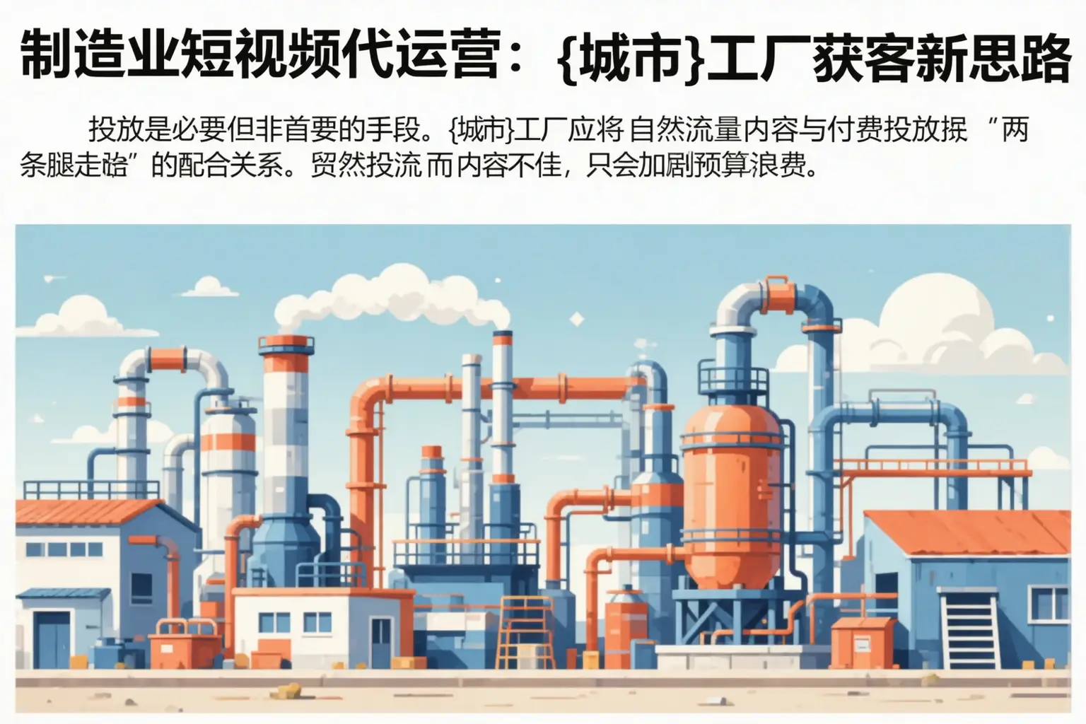 制造业短视频代运营：青神工厂获客新思路
